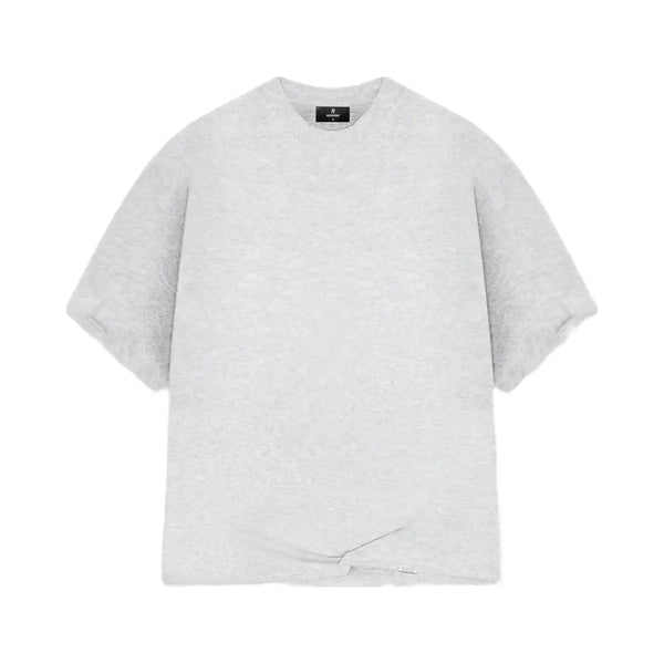 Represent Initial Boxy T Shirt Ice Grey Marl