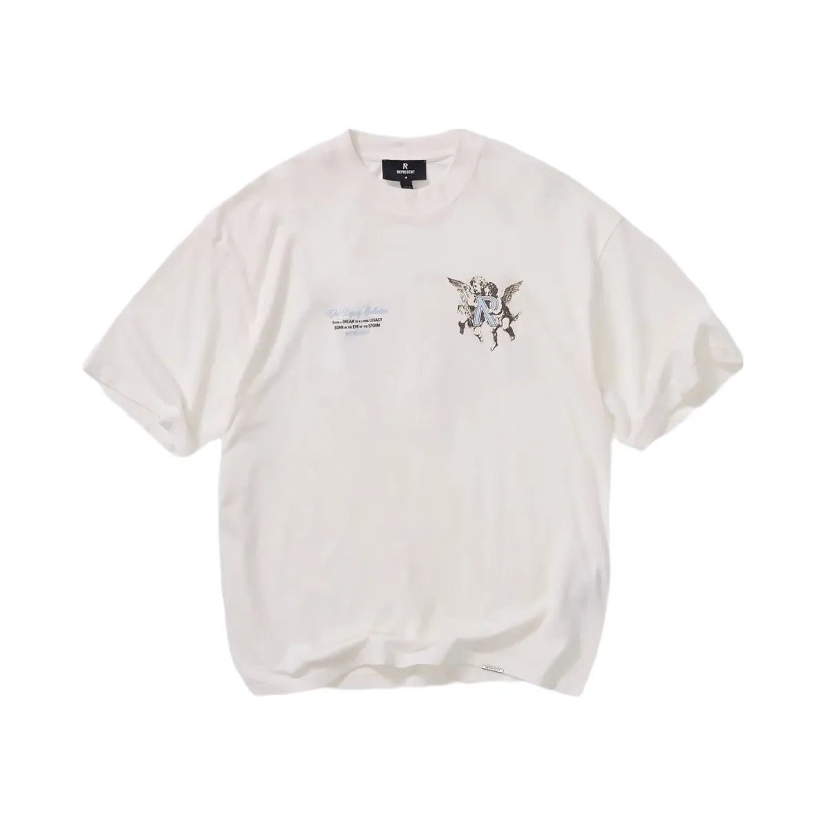 Represent Legacy Cherubs T Shirt Flat White