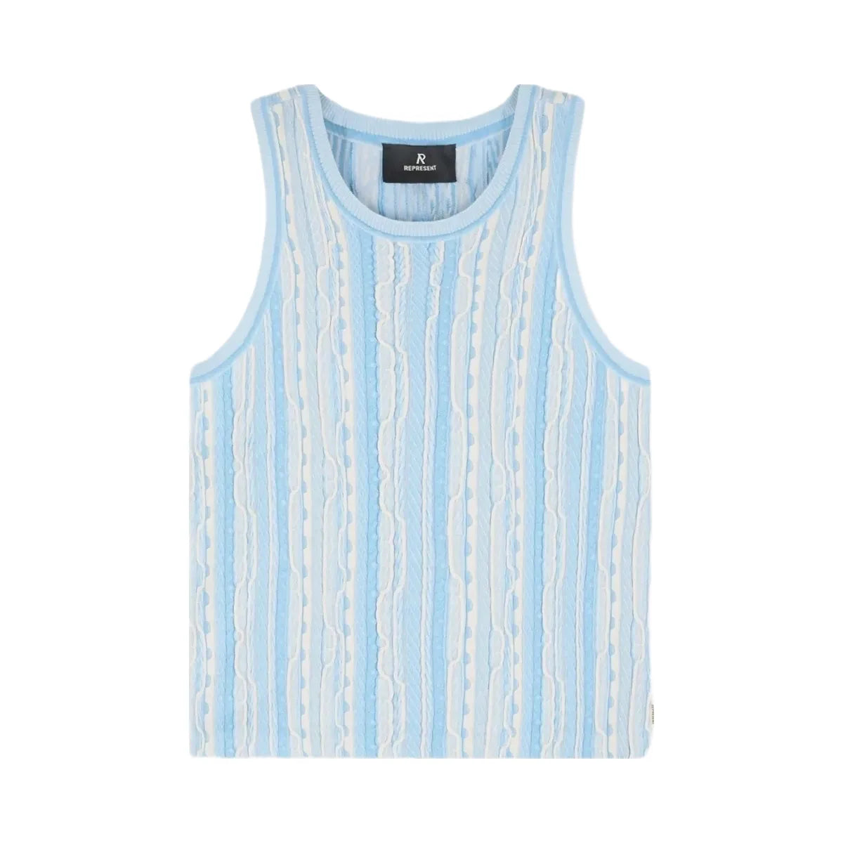 Represent Mixed Knit Vest Royal Blue