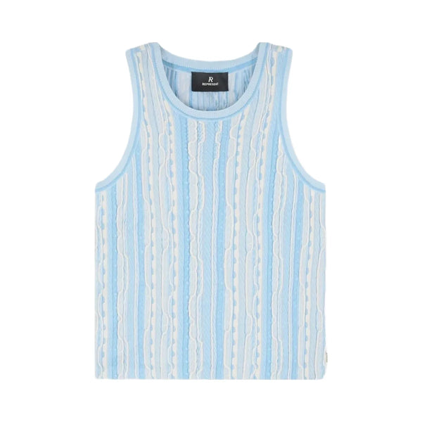 Represent Mixed Knit Vest Royal Blue