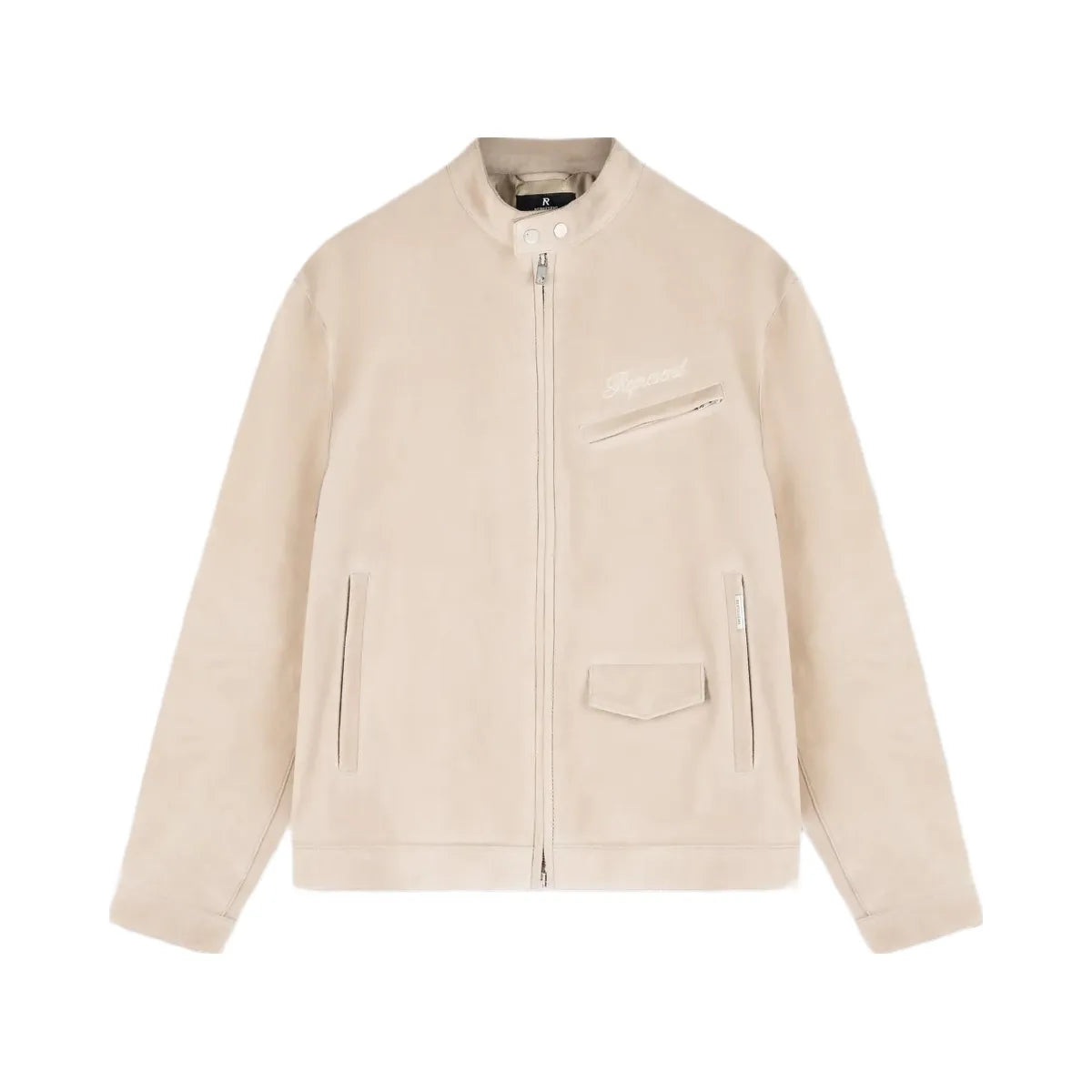 Represent Overdrive Suede Jacket Beige