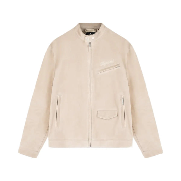 Represent Overdrive Suede Jacket Beige