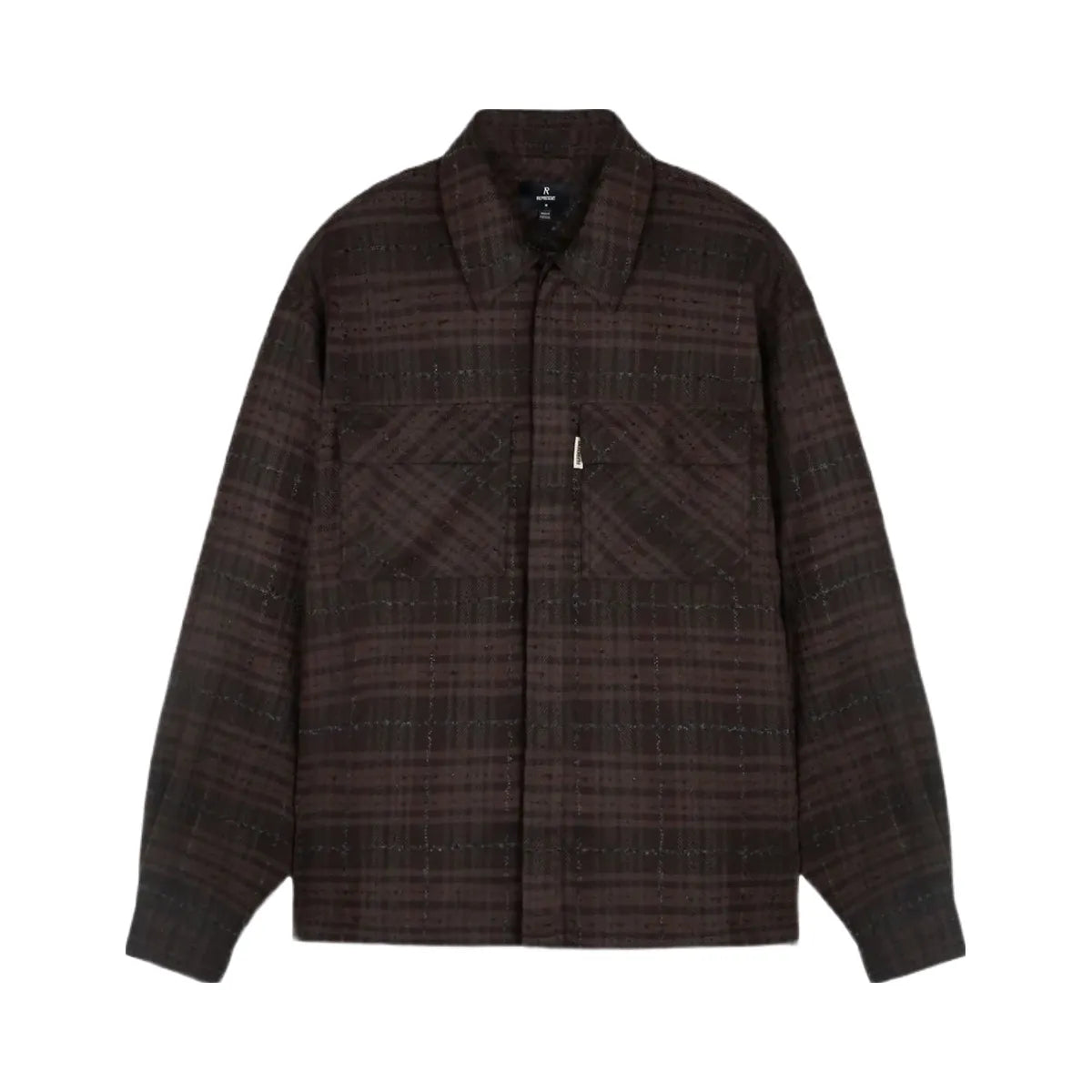 Represent Rep Flannel Shirt Coffee