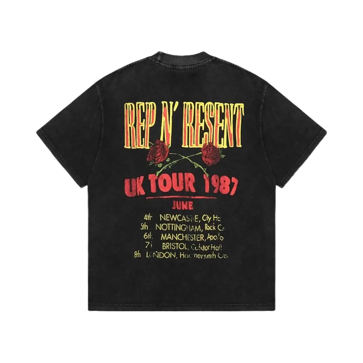Represent Skull T Shirt Black
