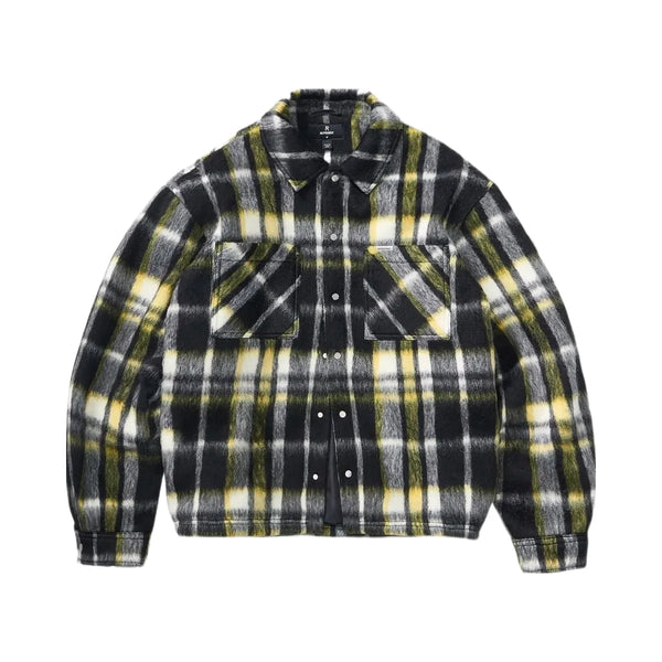 Represent Textured Overshirt Jet Black