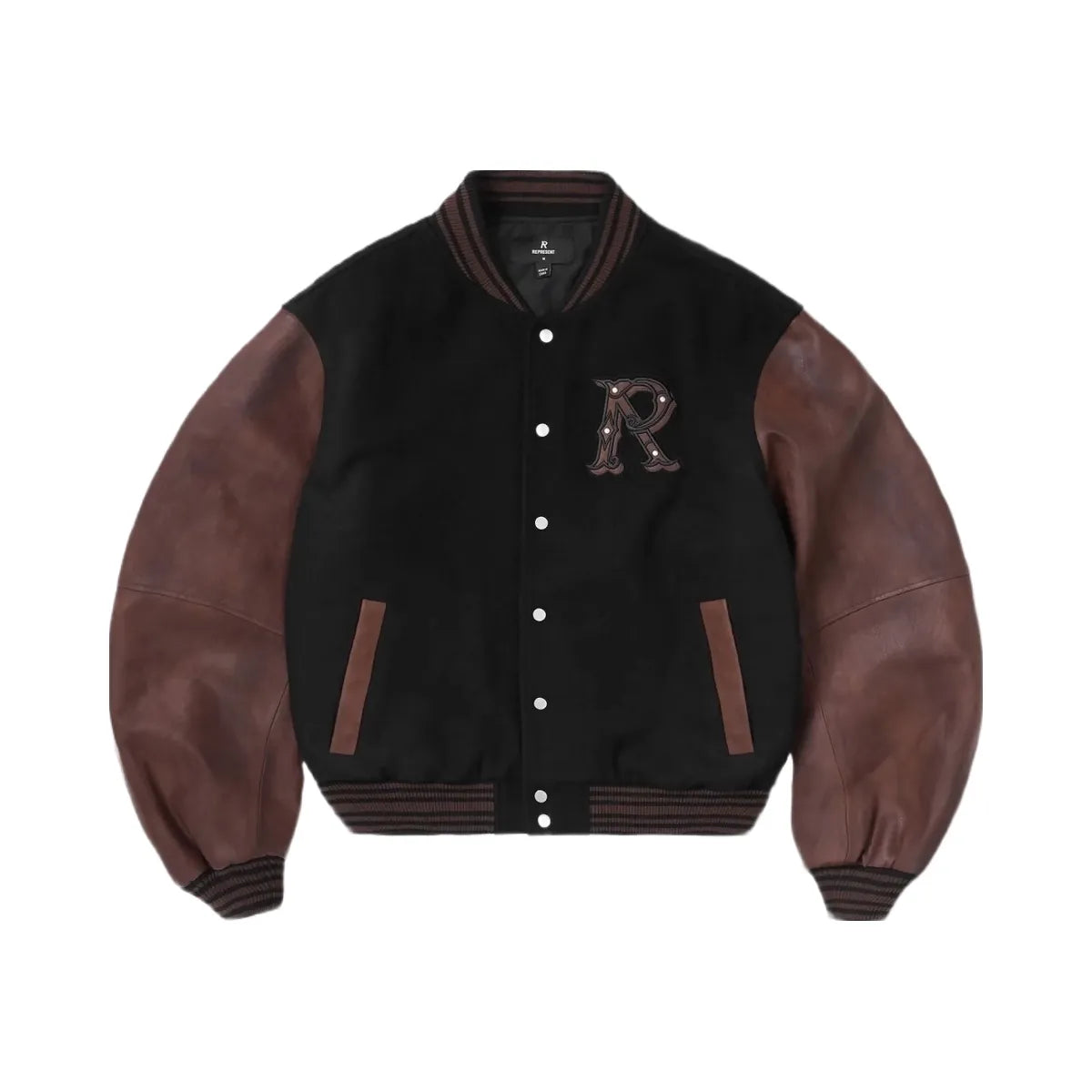 Represent Varsity Bomber Jet Black