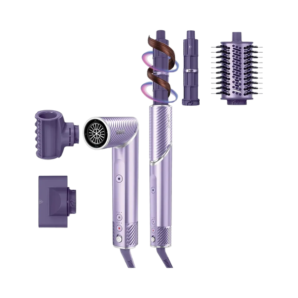Shark FlexStyle IonCurl Ion Air Drying, Curling and Styling System Lilac