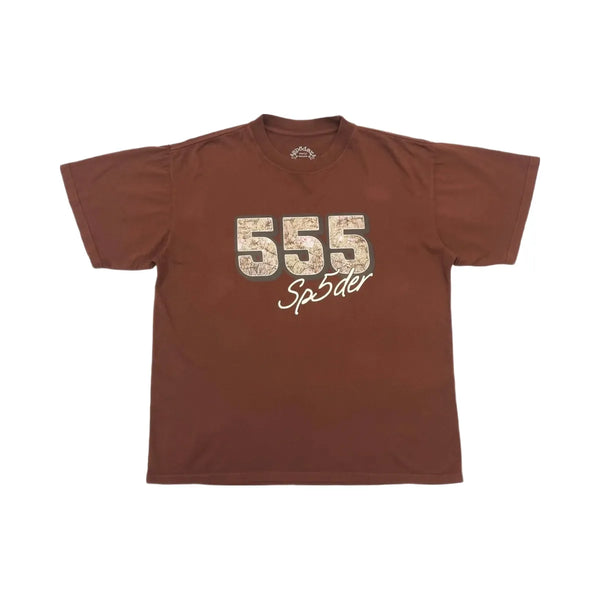 SP5DER 555 T-Shirt Brown