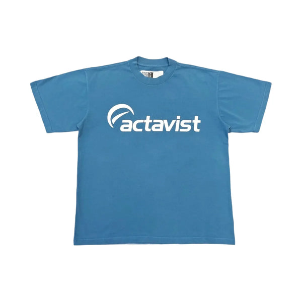 SP5DER Actavist T-Shirt Dusty Blue