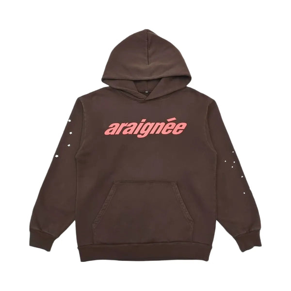 SP5DER Araignee Hoodie Brown