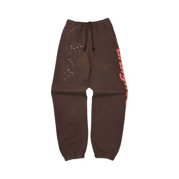 SP5DER Araignee Sweatpants Brown