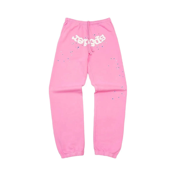 SP5DER Atlanta Sweatpants Pink/White
