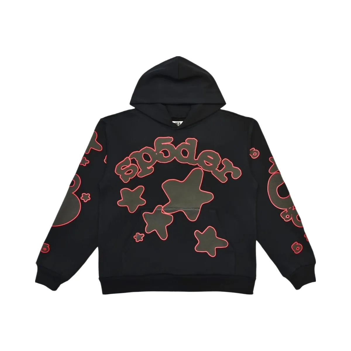 SP5DER Beluga Outline Hoodie Black