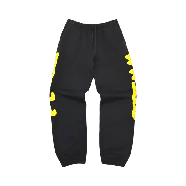 SP5DER Beluga Sweatpants Onyx Yellow