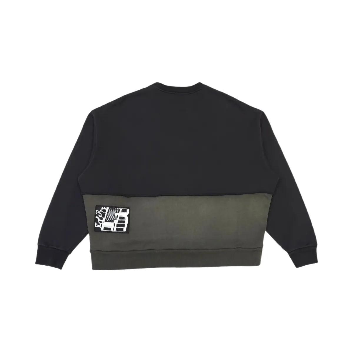 SP5DER Diffused Collegiate Crewneck Black