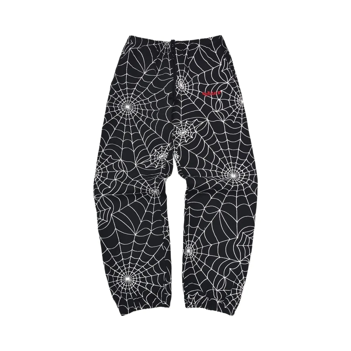 SP5DER Embroidered Aop Sweatpant Black