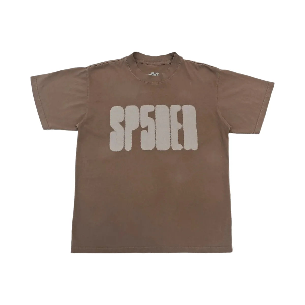 SP5DER Focused Logo T-Shirt Brown