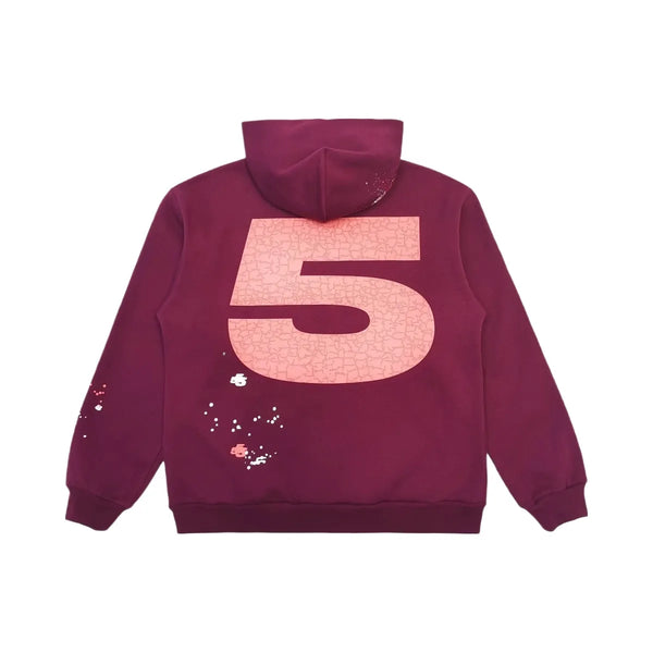 SP5DER Nocturnal Highway Hoodie Dark Purple