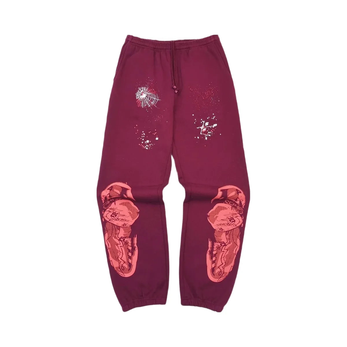 SP5DER Nocturnal Highway Sweatpant Burgundy