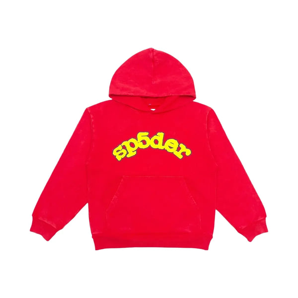 SP5DER Og Logo Hoodie Red