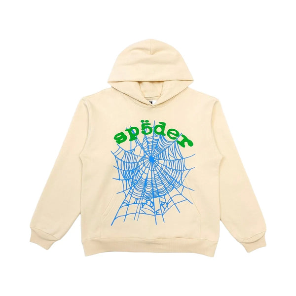 SP5DER Og Web V2 Hoodie Cream
