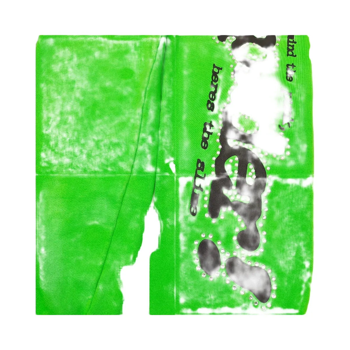 SP5DER Punk V2 Rhinestone Sweatpant Bright Green
