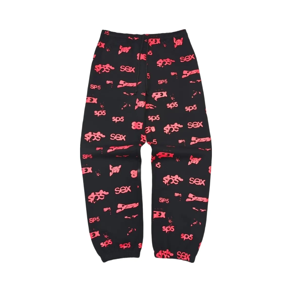SP5DER Sex Aop Sweatpant Black