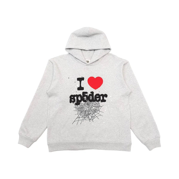 SP5DER Souvenir Hoodie Heather Grey