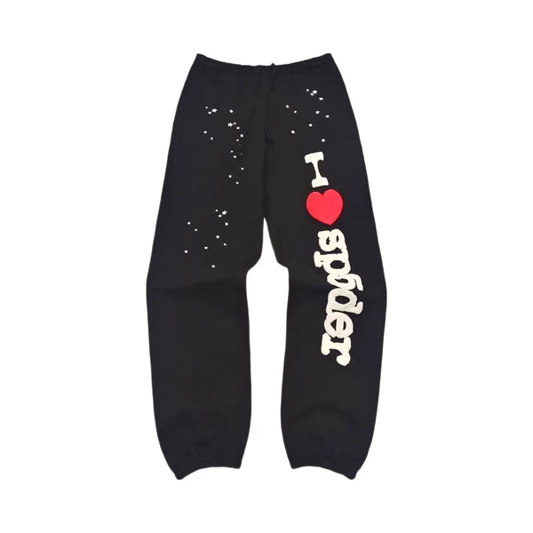 SP5DER Souvenir Sp5 Sweatpants Black