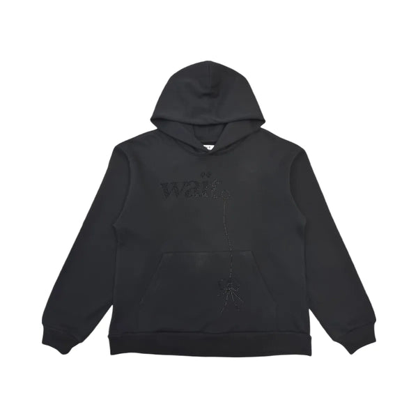 SP5DER Wait Stone Hoodie Black