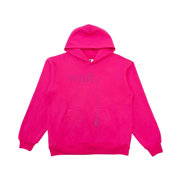 SP5DER Wait Stone Hoodie Pink