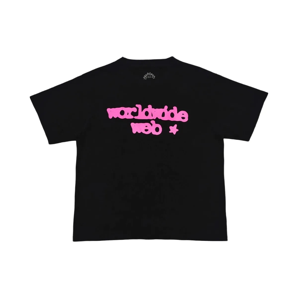 SP5DER Web T-Shirt Black Pink