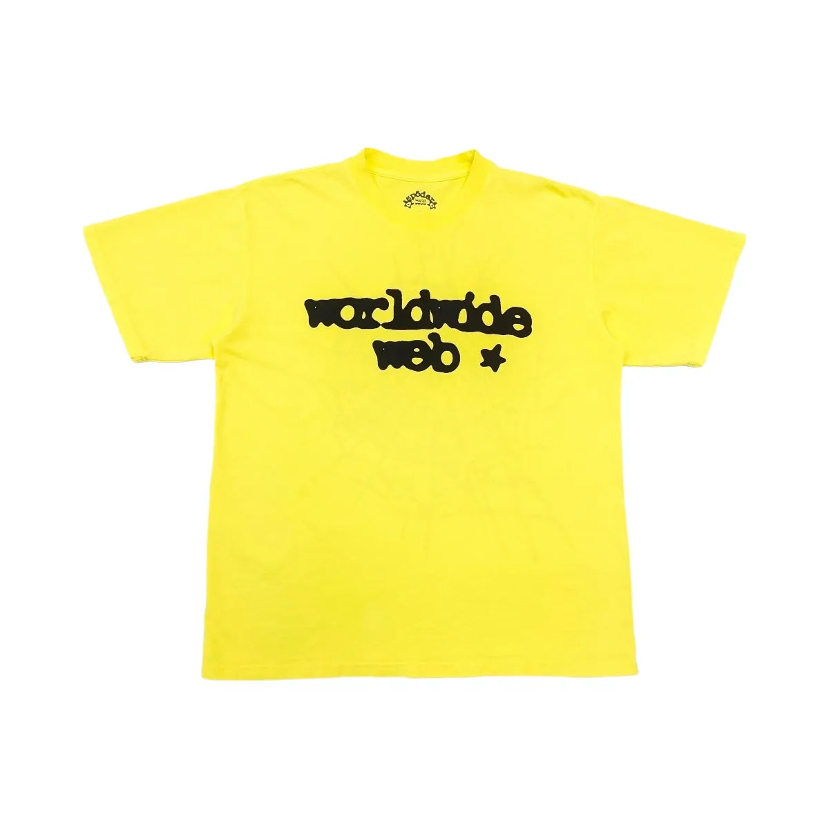SP5DER Web T-Shirt Yellow Black