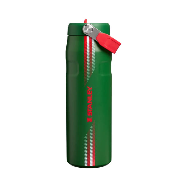 Stanley Country Collection Iceflow Aerolight Flip Straw Bottle Team Dark Green Red 24 OZ