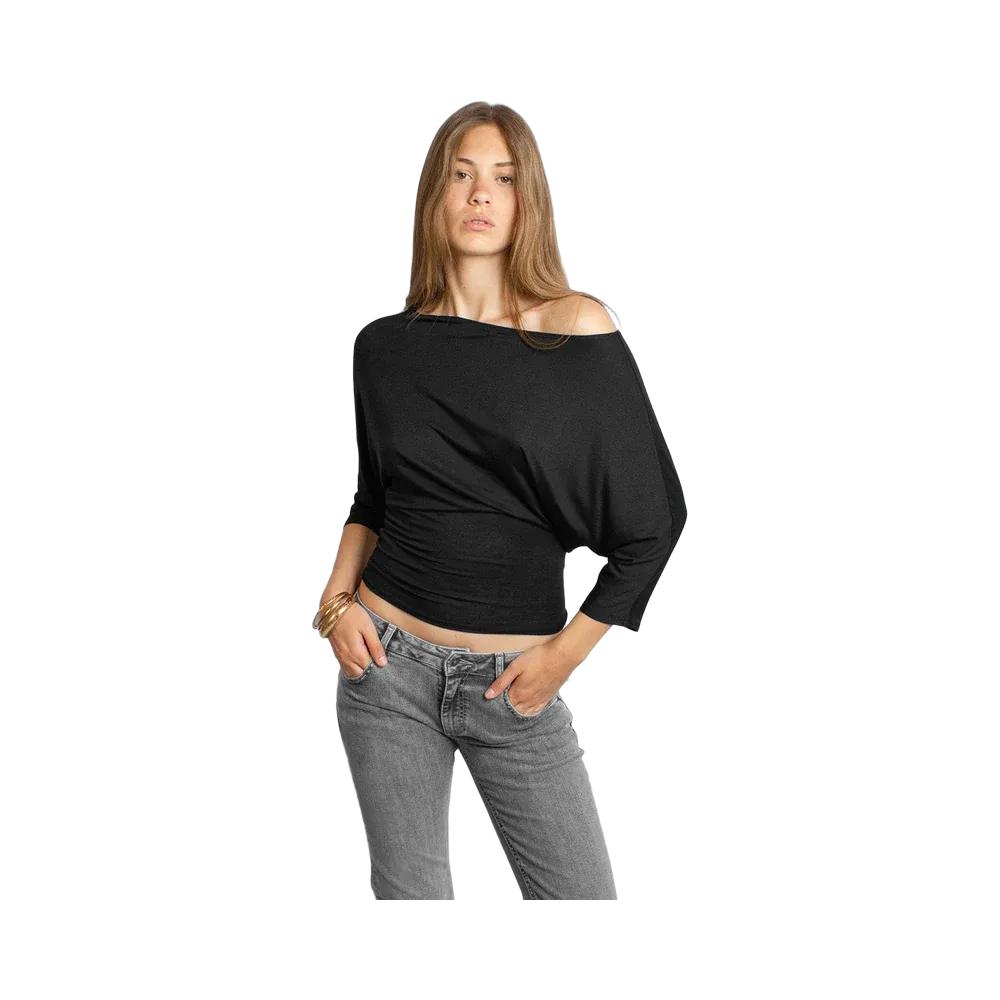 Subdued Asymmetric T-Shirt 'Black'