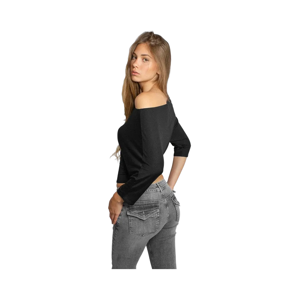 Subdued Asymmetric T-Shirt 'Black'