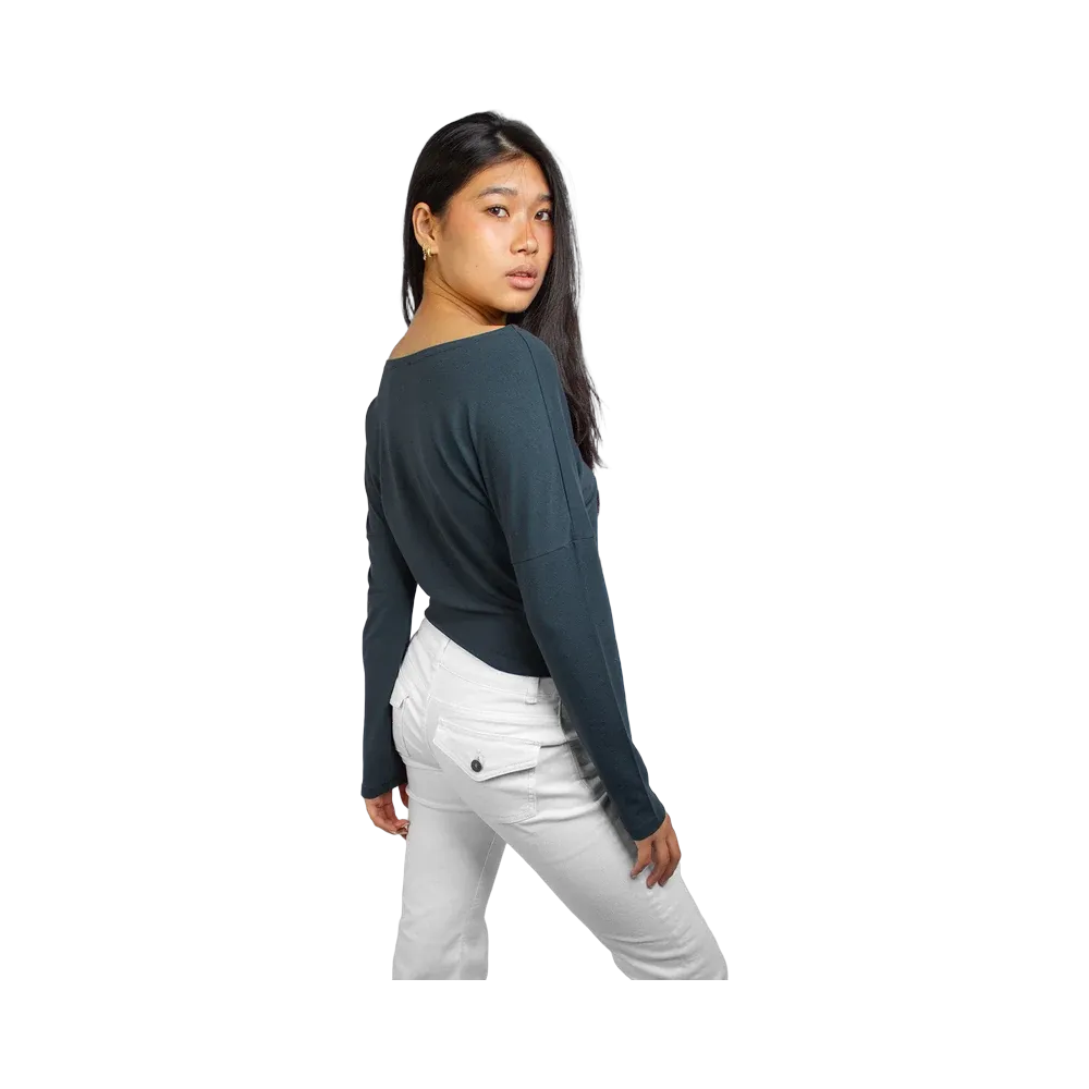 Subdued Asymmetrical T-Shirt 'Blue'