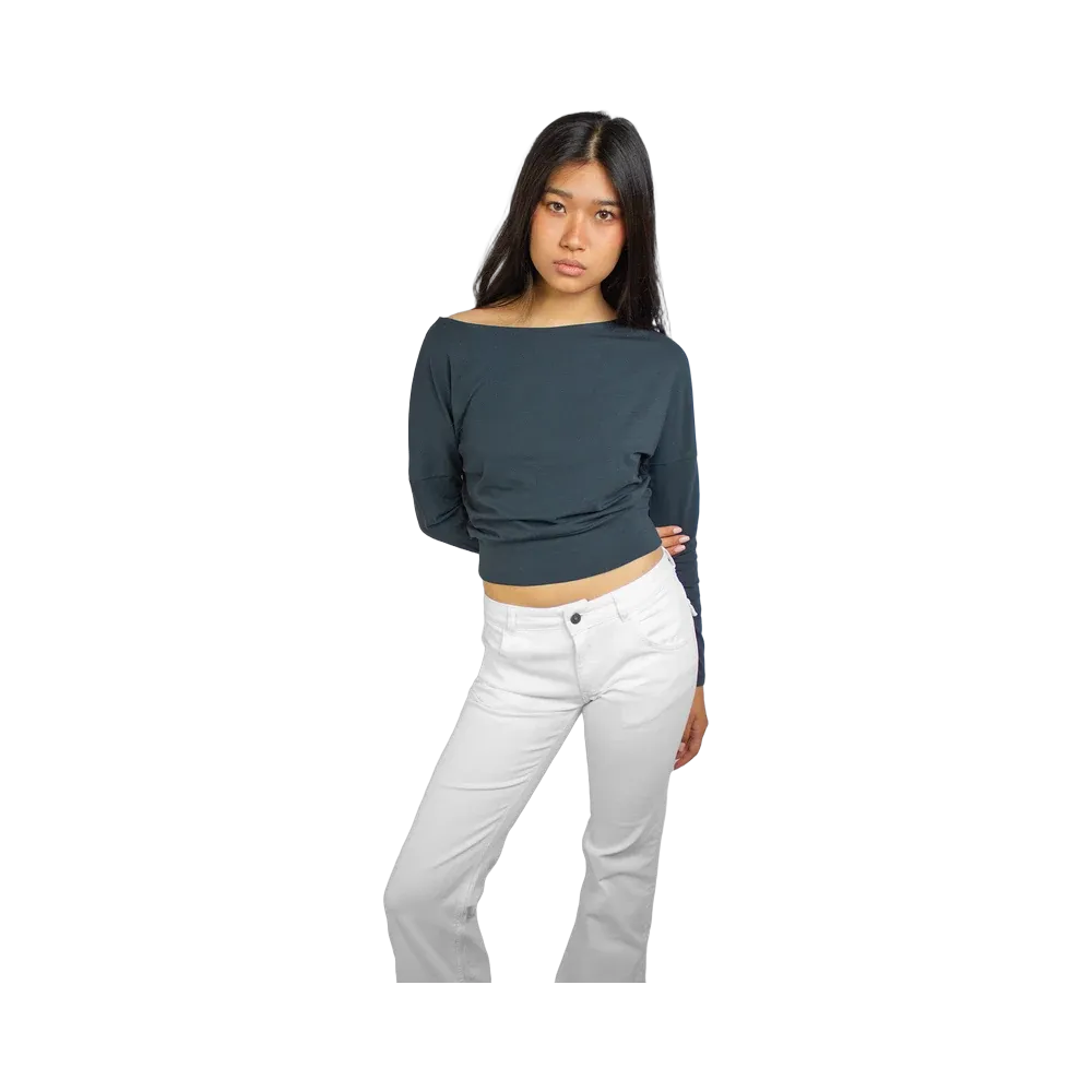 Subdued Asymmetrical T-Shirt 'Blue'