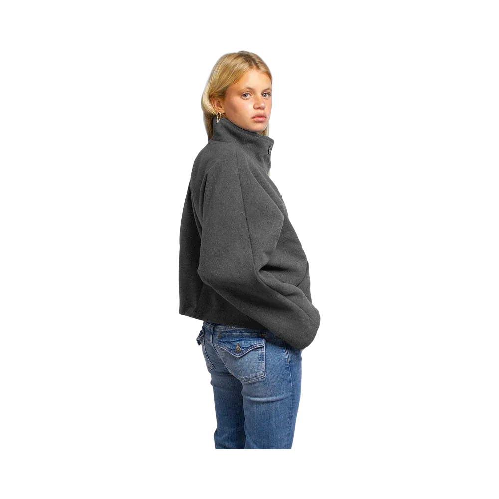 Subdued Double-Breasted Coat 'Grey'