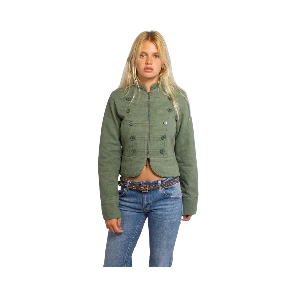 Subdued Double-Button Jacket 'Green'