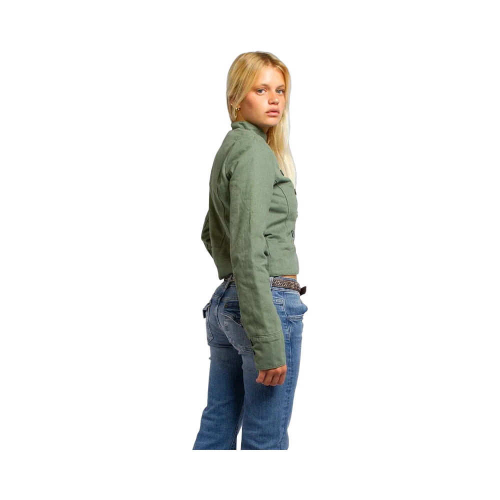 Subdued Double-Button Jacket 'Green'