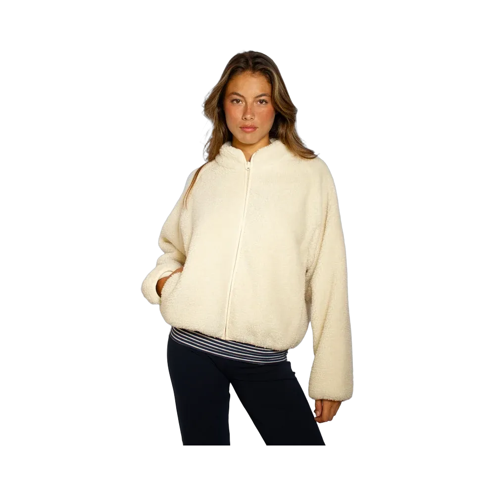 Subdued Fleece Jacket 'Off White'