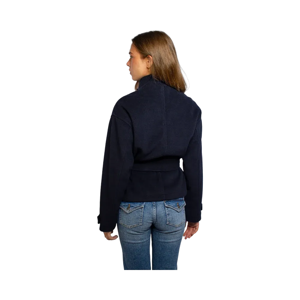 Subdued High-Neck Jacket 'Blue'