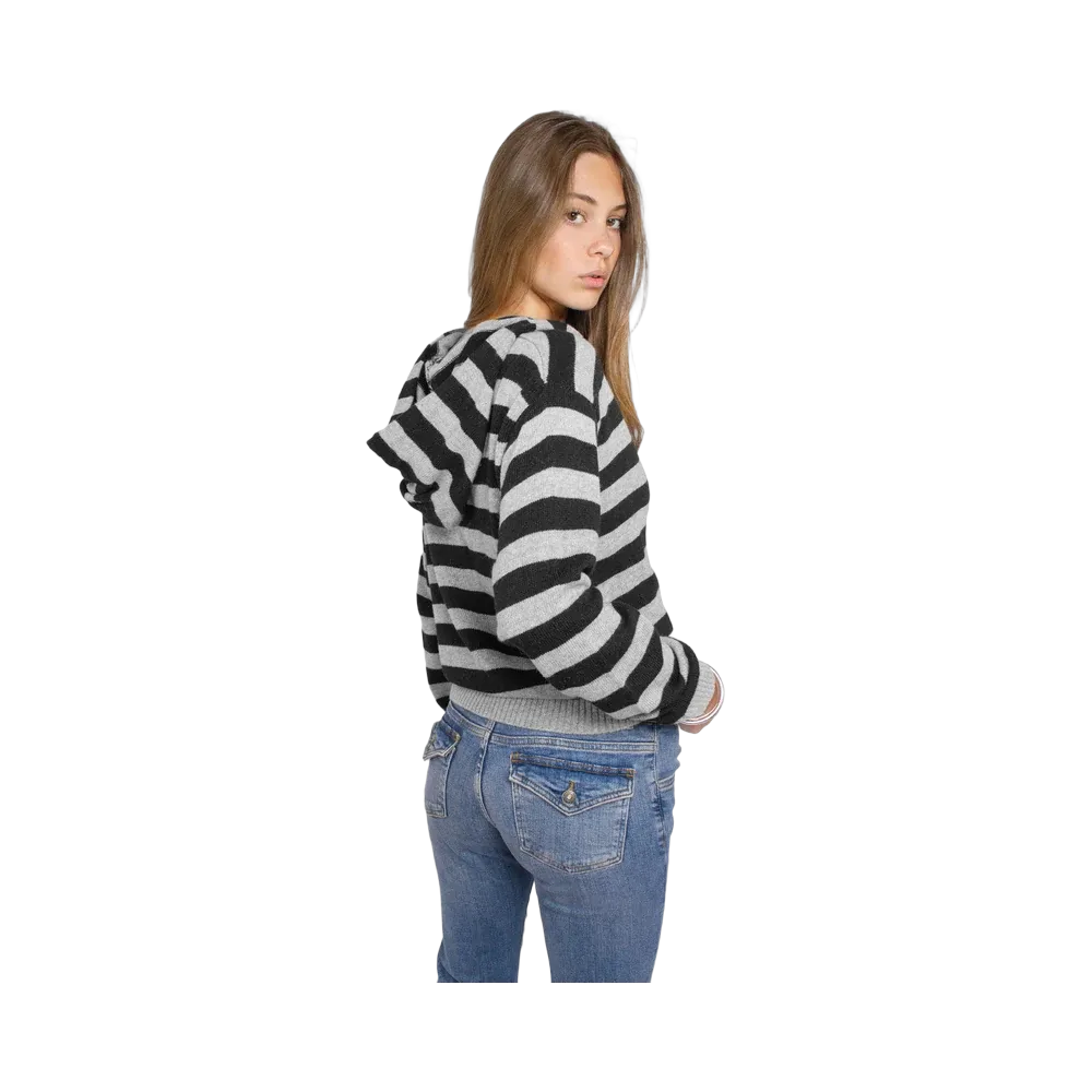 Subdued Hooded Cardigan 'Multicolor'