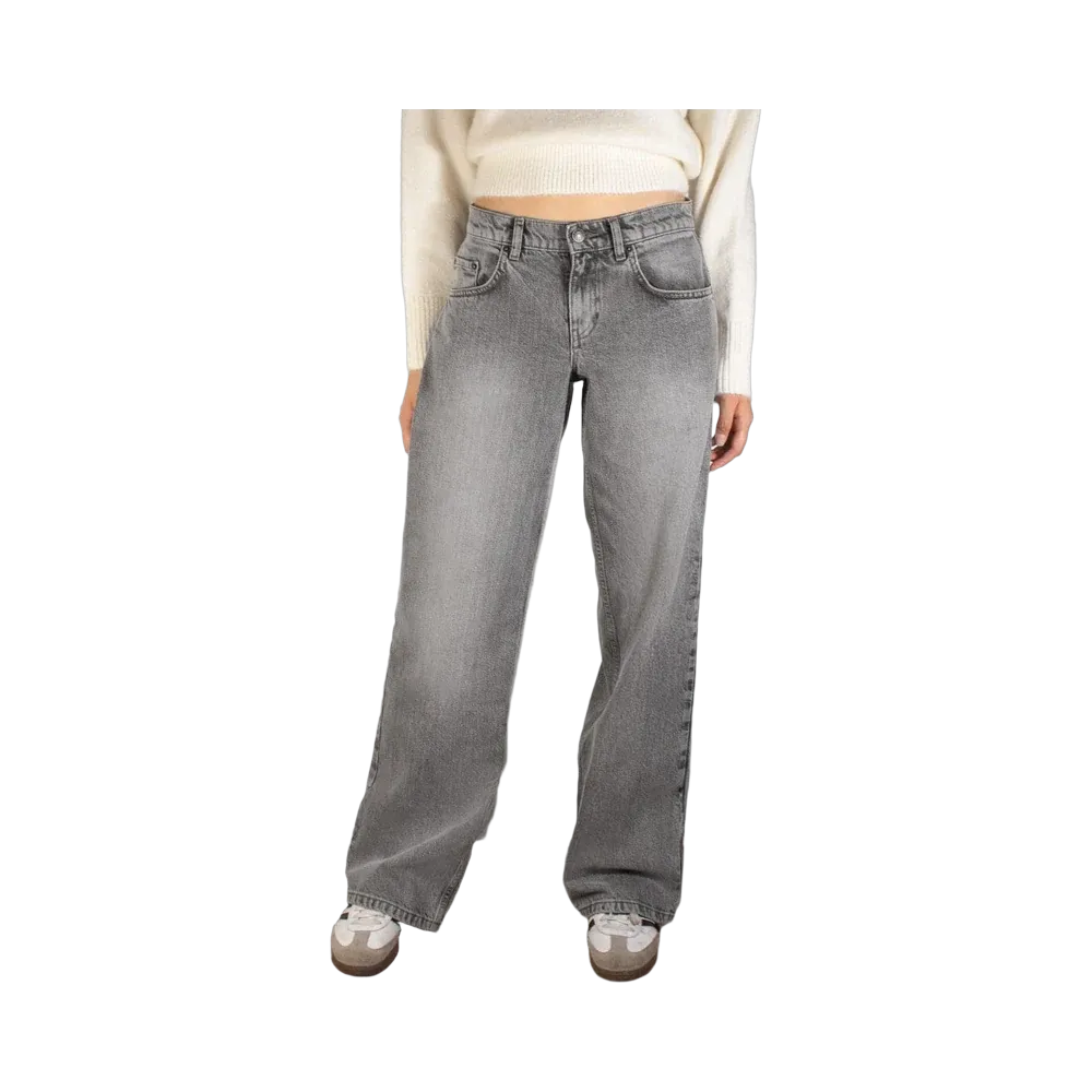 Subdued Low Waist Jeans 'Volcano Grey'