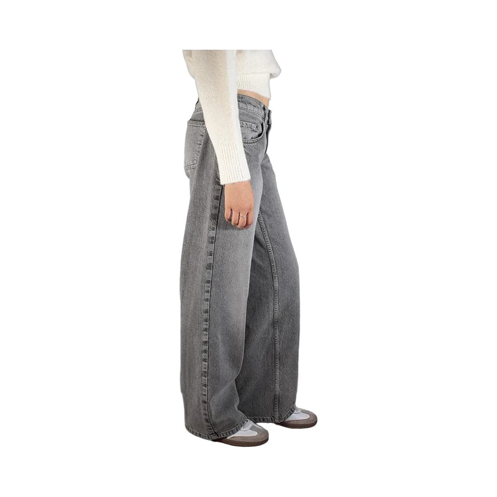 Subdued Low Waist Jeans 'Volcano Grey'