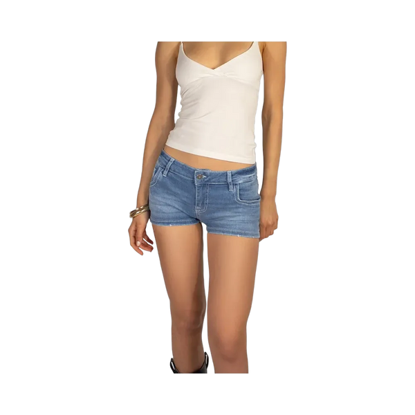 Subdued Stars Shorts 'Light Blue White'
