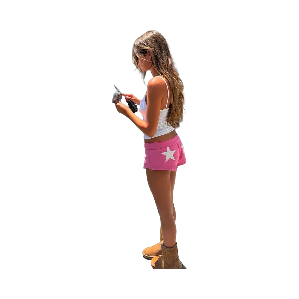 Subdued Stars Shorts 'Pink'