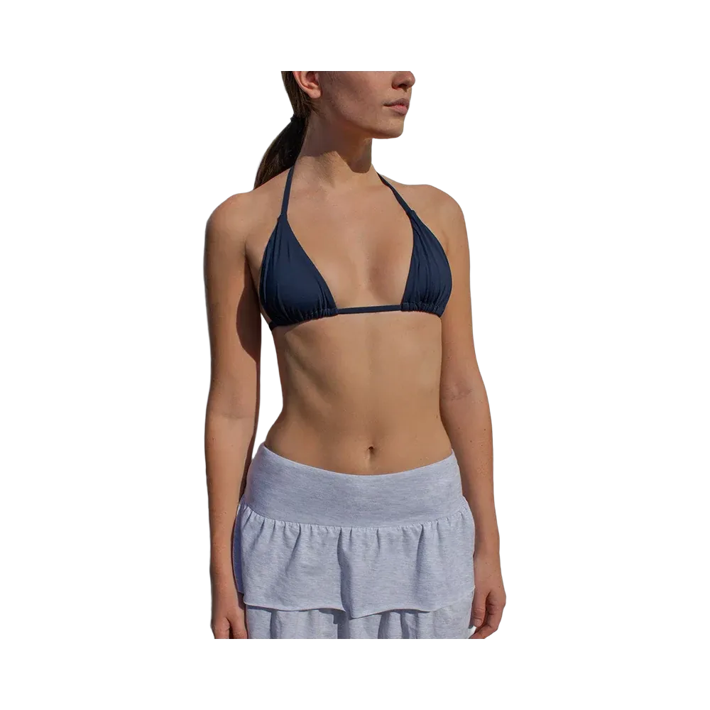 Subdued Triangle Bikini Top 'Blue'