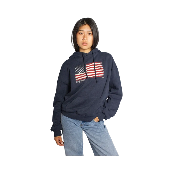 Subdued USA Flag Hoodie 'Blue'